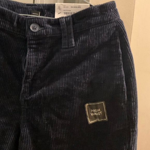 a.n.a Navy Corduroy Trousers - Picture 3 of 7